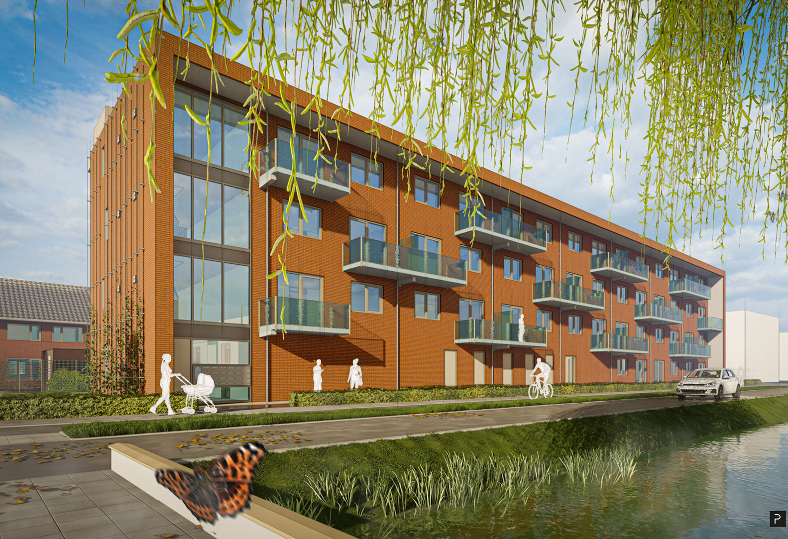 Betaalbaar bouwen kleine appartementen Wageningen